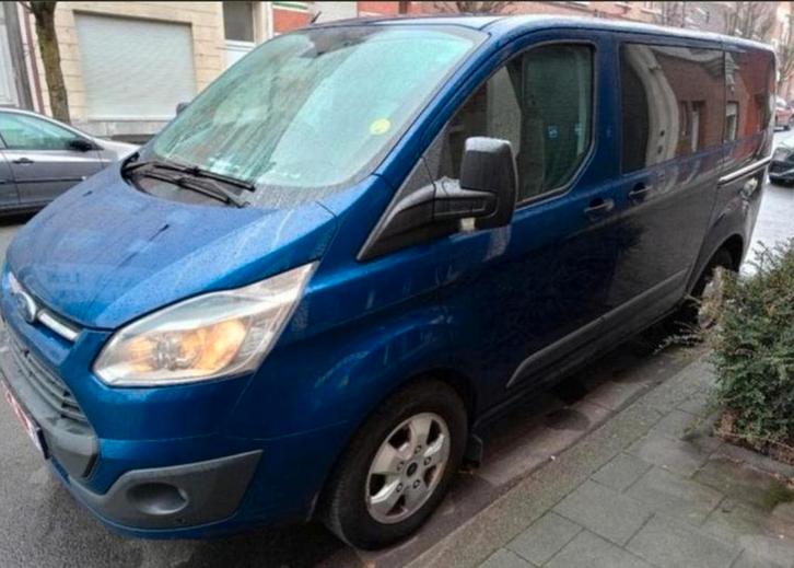 FORD TRANSIT CUSTOM 2015 - L1H1 - 155CH, Autos, Camionnettes & Utilitaires, Particulier, Caméra de recul, Cruise Control, Isofix