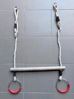 Trapeze schommel met metalen turnringen, Ophalen, Zo goed als nieuw, Schommel