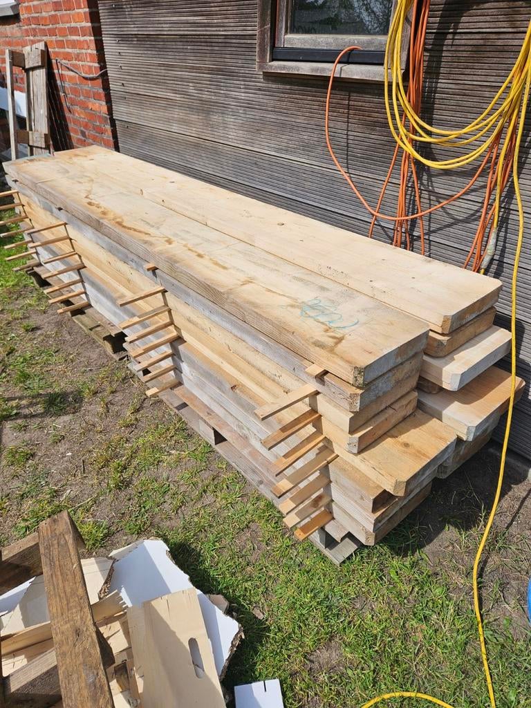Steigerplanken L =2.5 m geschawt 55mmx B=25 cm in Houthalen, Ophalen
