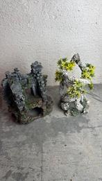 Aquarium decoratie nooit gebruik set van 2, Ophalen of Verzenden, Nieuw, Aquariummeubel