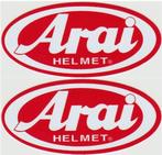 Arai Helmet sticker set #10, Motoren, Verzenden