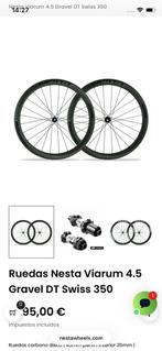 Nesta Viarium Gravel 4.5 dt-350 ou moyeu 240, Enlèvement ou Envoi, Neuf, Vélo de course, Roue