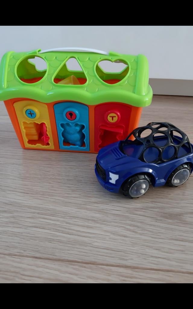 Vormendoos met sleuteltjes en auto, Kinderen en Baby's, Speelgoed | Fisher-Price, Ophalen