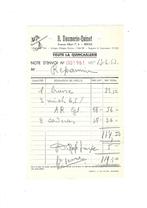 Ancienne note d'envoi 1953, Enlèvement ou Envoi, Utilisé