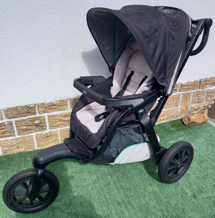 Chicco active 3 - trio packs, Enfants & Bébés, Poussettes & Combinaisons, Utilisé, Poussette combi, Autres marques, Pneus, Avec siège auto