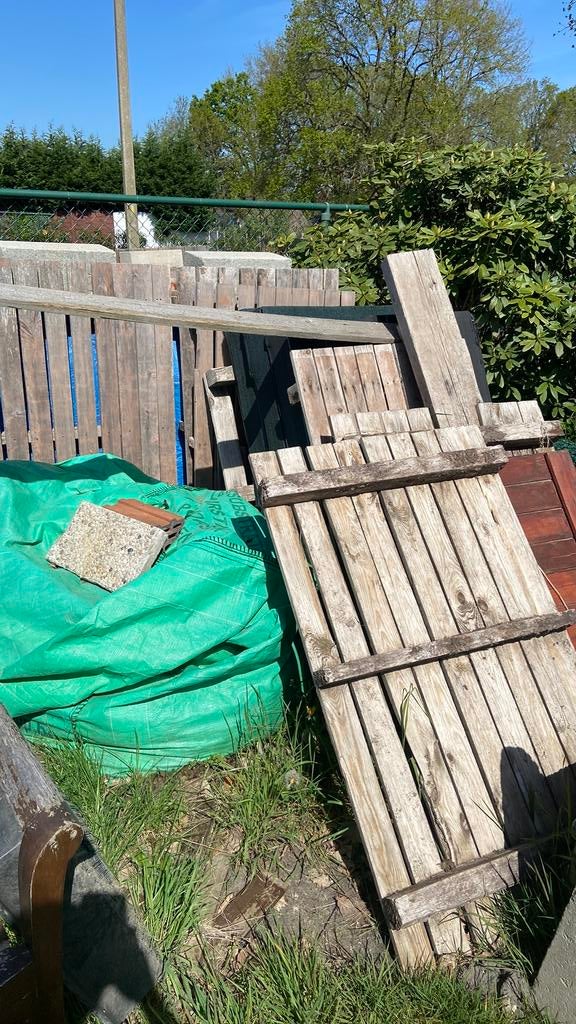 Houten palletten (stookhout), Ophalen, Gebruikt, Overige houtsoorten, Pallet