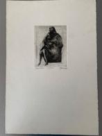 Luc Verstraete - lot van 2 werken, Antiek en Kunst, Kunst | Etsen en Gravures, Ophalen of Verzenden, Ets, Genummerd