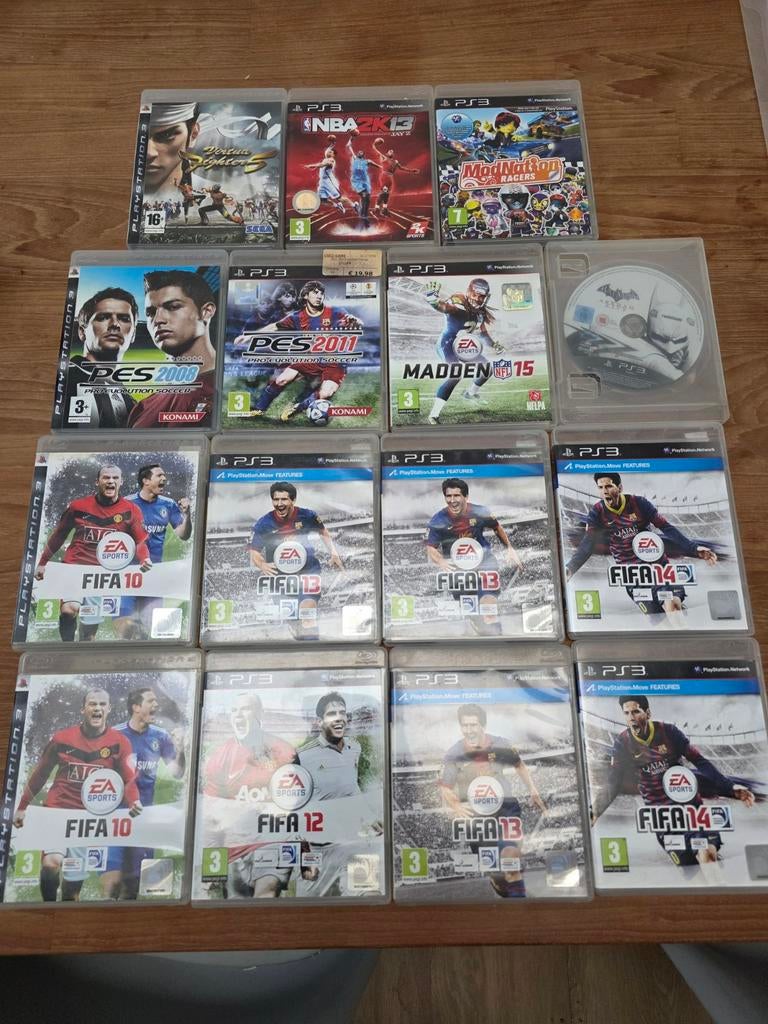 15 jeux PSP Playstation 3 avec boîtiers., Consoles de jeu & Jeux vidéo, Jeux | Sony PlayStation 3, Utilisé, Sport, 3 joueurs ou plus
