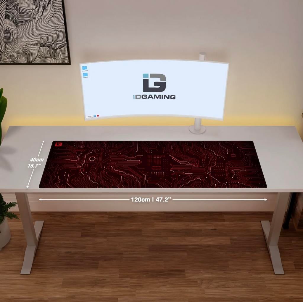 ID Gaming muismat circuit red., Computers en Software, Muismatten, Ophalen, Gaming muismat, Nieuw