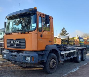 MAN FE 410 pk 6x4 met containersysteem, Auto's, MAN, Bedrijf, Te koop, Euro 3
