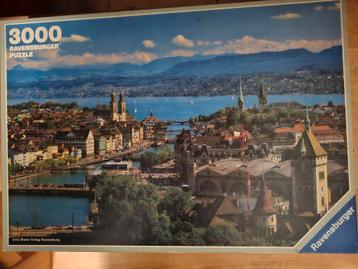Puzzle Ravensburger 3000 pièces Zurich beschikbaar voor biedingen