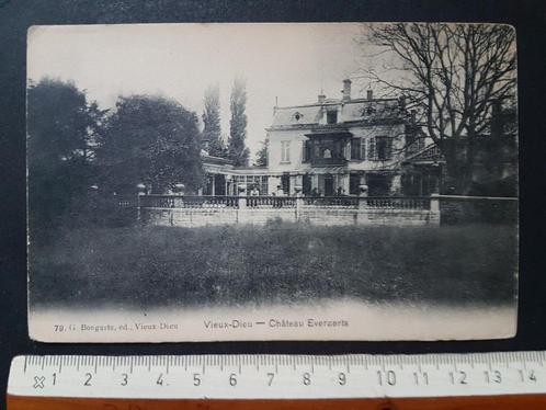 Postkaart Vieux-Dieu Château Everaerts Oude-God Mortsel, Collections, Cartes postales | Belgique, Affranchie, Anvers, Avant 1920