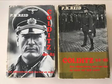 2 x boek Colditz P R Reid 40 - 42  / 42. - 45. 