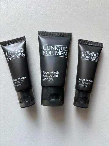 Clinique for men Face Wash 30ml + Face Scrub 15ml Nieuw beschikbaar voor biedingen