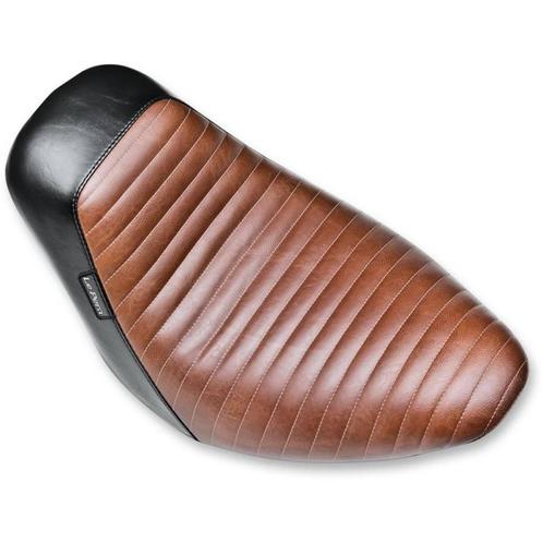 Le Pera zadel solo Bare Bone bruin Pleated 06-17 Softail, Motoren, Onderdelen | Harley-Davidson