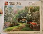 Puzzle 1000 pièces cottage, Comme neuf, 500 à 1500 pièces, Puzzle, Enlèvement