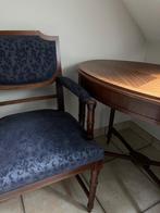 Eetkamer set – 6 stoelen + ovale tafel, topstaat, Antiek en Kunst, Ophalen