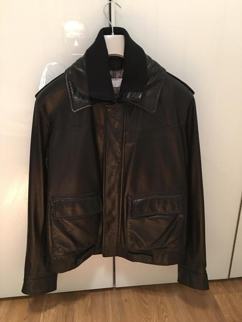 Porsche design lederen jack Xl, Kleding | Heren, Jassen | Winter, Nieuw, Maat 56/58 (XL), Zwart, Ophalen