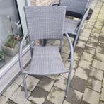 6 tuinstoelen te koop, Tuin en Terras, Tuinstoelen, Ophalen, Zo goed als nieuw, Wicker, Stapelbaar