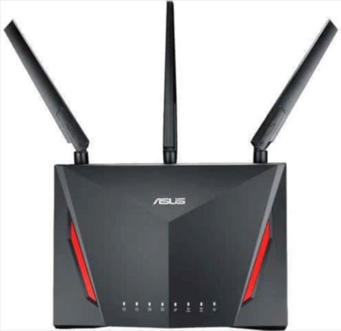 Asus AC2900 Gigabit router RT-AC86U wifi Aimesh, Computers en Software, Routers en Modems, Gebruikt, Router, Ophalen of Verzenden