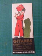 Signet publicité R/V cigarettes gitanes et Week-End - 1936, Verzamelen, Ophalen of Verzenden, Zo goed als nieuw, Reclame