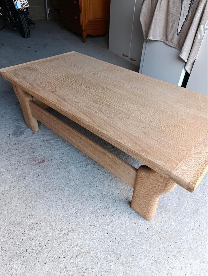 meuble en chêne aérogommer, Maison & Meubles, Tables | Tables de salon, Comme neuf, Chêne, Enlèvement ou Envoi