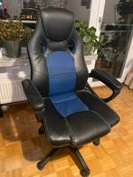 Gaming chair, Huis en Inrichting, Bureaustoelen, Ophalen, Gebruikt, Blauw, Gaming bureaustoel