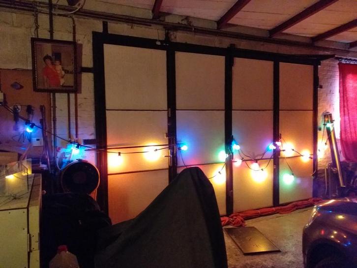 Kerstlichtslinger, Tuin en Terras, Buitenverlichting, Gebruikt, Ophalen