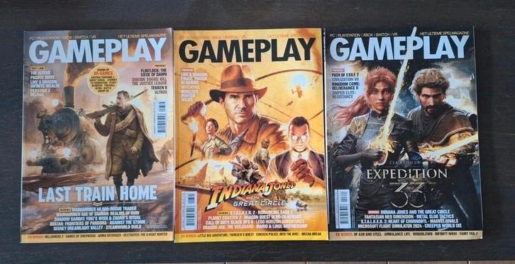 Drie nieuwe maandbladen GAMEPLAY, Boeken, Tijdschriften en Kranten, Nieuw, Overige typen, Ophalen of Verzenden