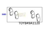 Toyota Tundra (8/17-) remblokset achterzijde Origineel! 0446, Nieuw, Ophalen of Verzenden, Toyota