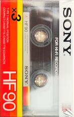 Pack de 3 cassettes scellées Sony HF90, Neuf, dans son emballage, Enlèvement ou Envoi