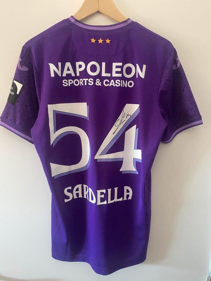 Matchworn Sardella shirt, Verzamelen, Sportartikelen en Voetbal, Gebruikt, Shirt, Ophalen of Verzenden