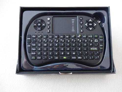 mini klavier mét muispad ideaal voor uw androidbox, smart tv, Informatique & Logiciels, Claviers, Neuf, Qwerty, Sans fil, Ergonomique