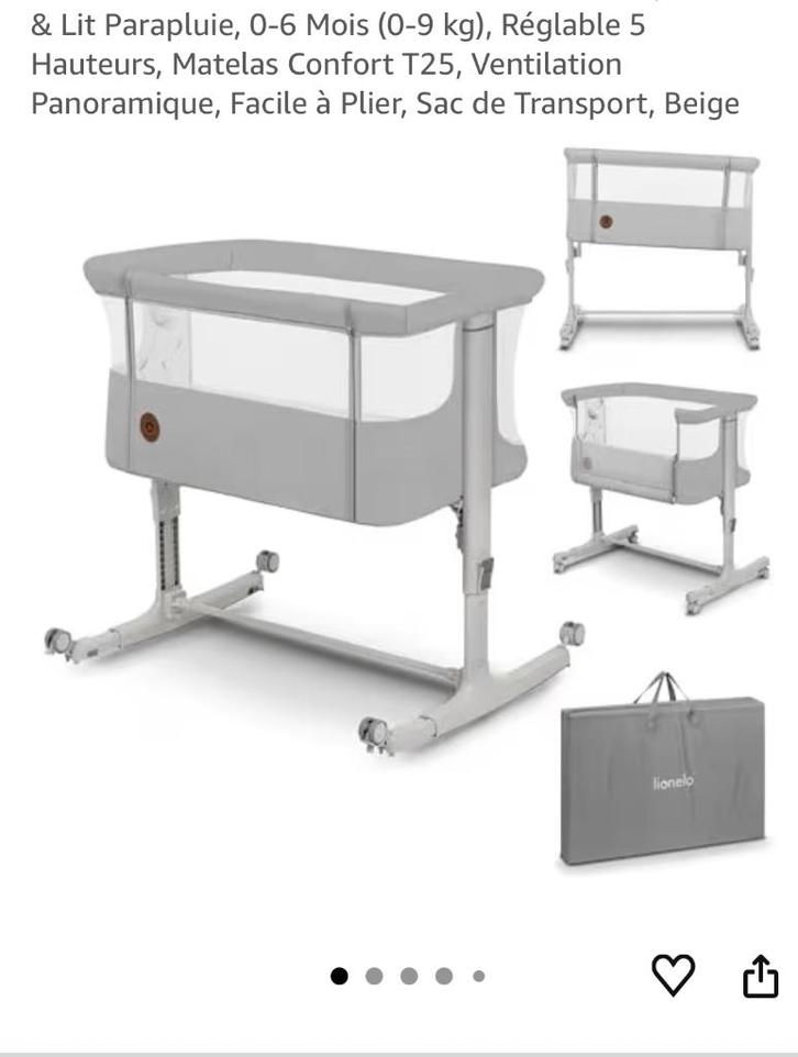 Lit bébé cododo, Maison & Meubles, Chambre à coucher | Lits, Neuf, Une personne, 70 cm ou moins, 190 cm ou moins, Autres matériaux