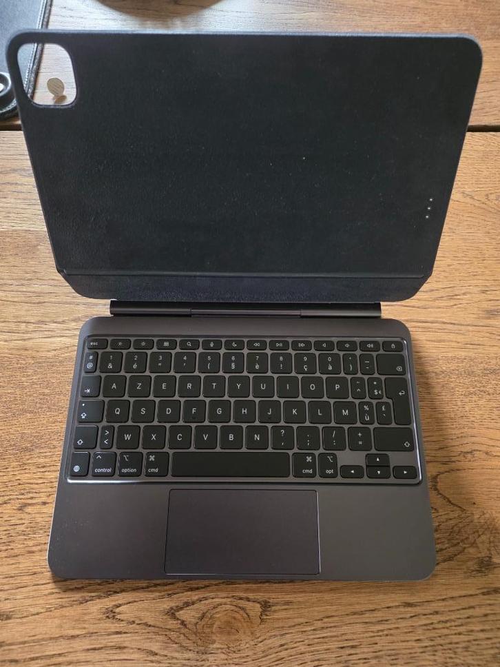 Apple Magic Keyboard voor iPad Pro 11" M4 AZERTY, Computers en Software, Apple iPads, Zo goed als nieuw, Apple iPad Pro, 11 inch