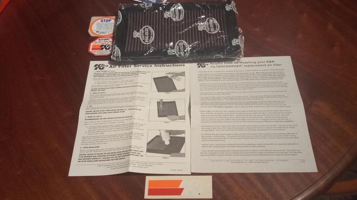 K&N paneel filter voor Hyundai Santa Fe II, Auto diversen, Tuning en Styling