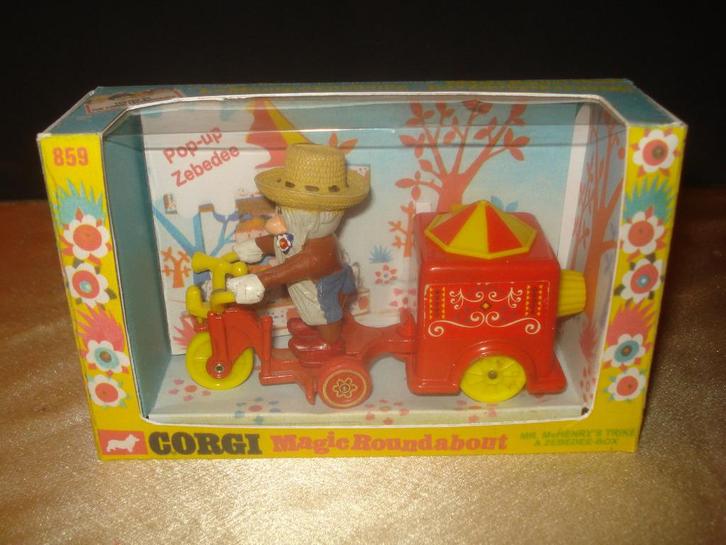 CORGI Magic Roudabout Mr. Mc Henry and Zebedee en Boîte 1972, Hobby & Loisirs créatifs, Voitures miniatures | 1:43, Comme neuf