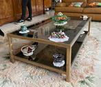table de salon en verre, Ophalen, Gebruikt, 100 tot 150 cm, 50 tot 100 cm