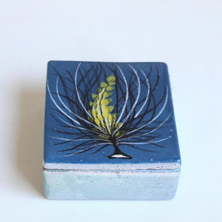 Juwelendoosje - Dour - Roger Somville, Antiek en Kunst, Antiek | Keramiek en Aardewerk, Ophalen of Verzenden