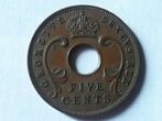 5 cents 1952 east Afrique  georgivs bronze fdc., Enlèvement ou Envoi