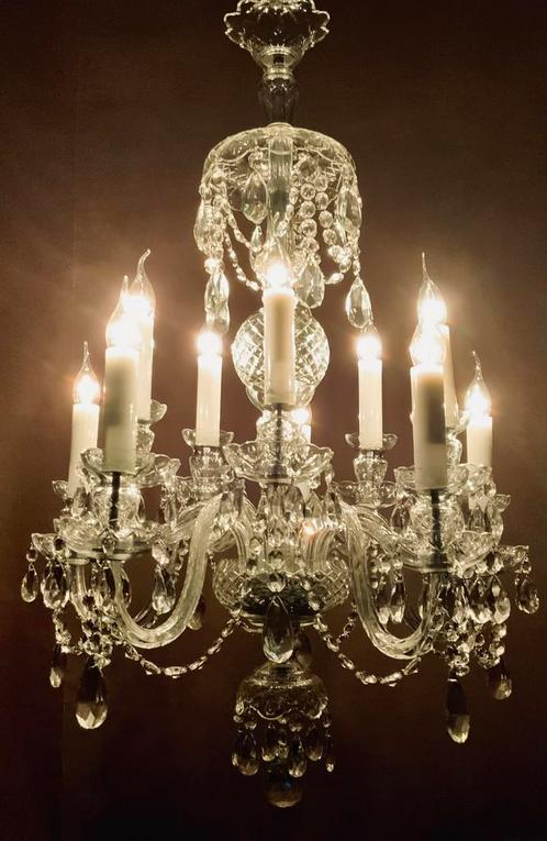 Prachtige BOHEEMSE kroonluchters met KRISTAL, Antiek en Kunst, Antiek | Verlichting, Ophalen