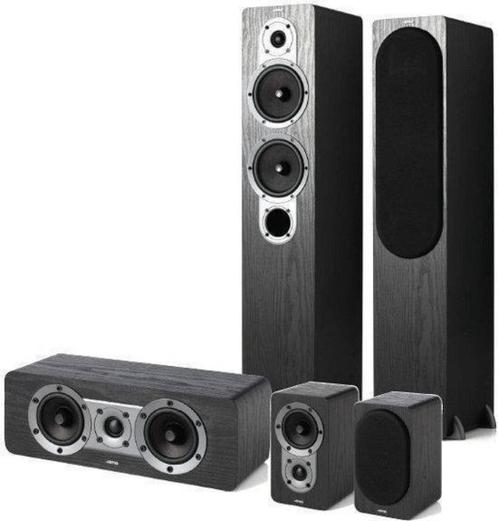 Jamo S426 HCS3 - Home Cinema Speakerset - Zwart, Audio, Tv en Foto, Home Cinema-sets, Zo goed als nieuw, Overige systemen, 70 watt of meer
