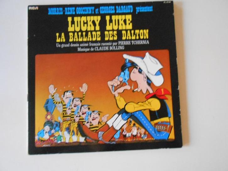 LP Vinyl 12" lucky Luke , la ballade des Dalton . 1984, Verzamelen, Stripfiguren, Ophalen of Verzenden