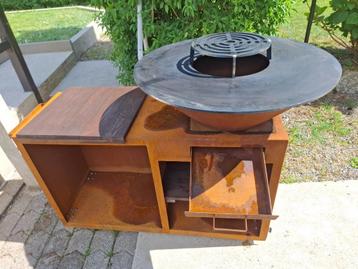 plancha barbecue corten, Enlèvement, Neuf, Autre marque, Avec accessoires