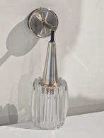 Zware glazen Wandlamp,  muurlamp , retro , vintage , +1 kilo, Antiek en Kunst, Ophalen of Verzenden