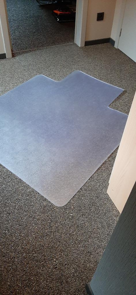 Transparante vloerbeschermer, Diversen, Bureau-accessoires, Ophalen