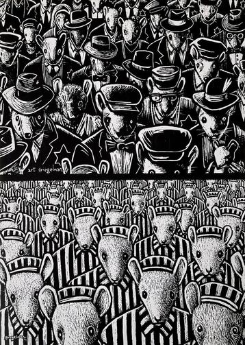 Art Spiegelman - Maus - Tirage 2004 - Encadré - Nouveau, Enlèvement