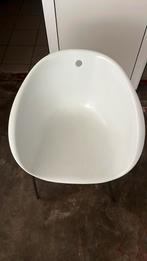 Gebruikte witte kuipstoelen 20€/stuk, Enlèvement, Utilisé