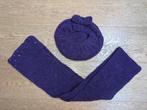 Ensemble fille 3 pommes - écharpe et bonnet mauve, Kinderen en Baby's, Kinderkleding | Mutsen, Sjaals en Handschoenen, Ophalen