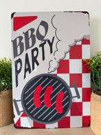 Bbq Party metalen wandplaat, Ophalen of Verzenden, Nieuw, Reclamebord
